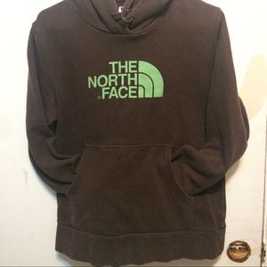 The North Face Brown & Green Hoodie